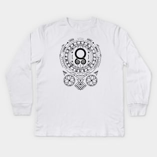 The Troll Cross | Norse Pagan Symbol Kids Long Sleeve T-Shirt